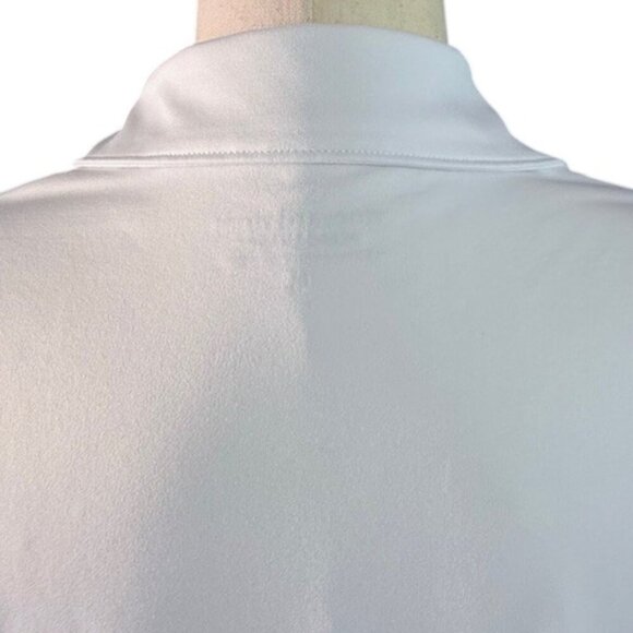 Vineyard Vines Performance Pleated Sport Dress White Blue Stripes Sleeveless M - Picture 10 of 13